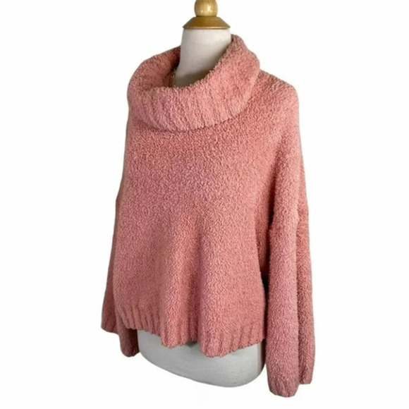Very J‎ L pink cozy oversized cowl neck sweater - Picture 2 of 5